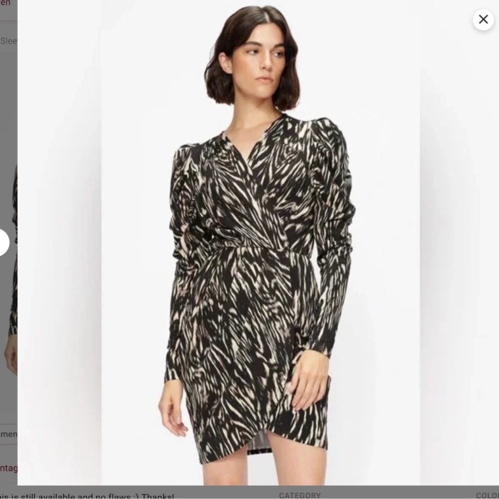 TED BAKER JAYN FAUX WRAP DRESS